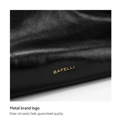 BAFELLI Soft Leather Large Capacity Work Tote Bag