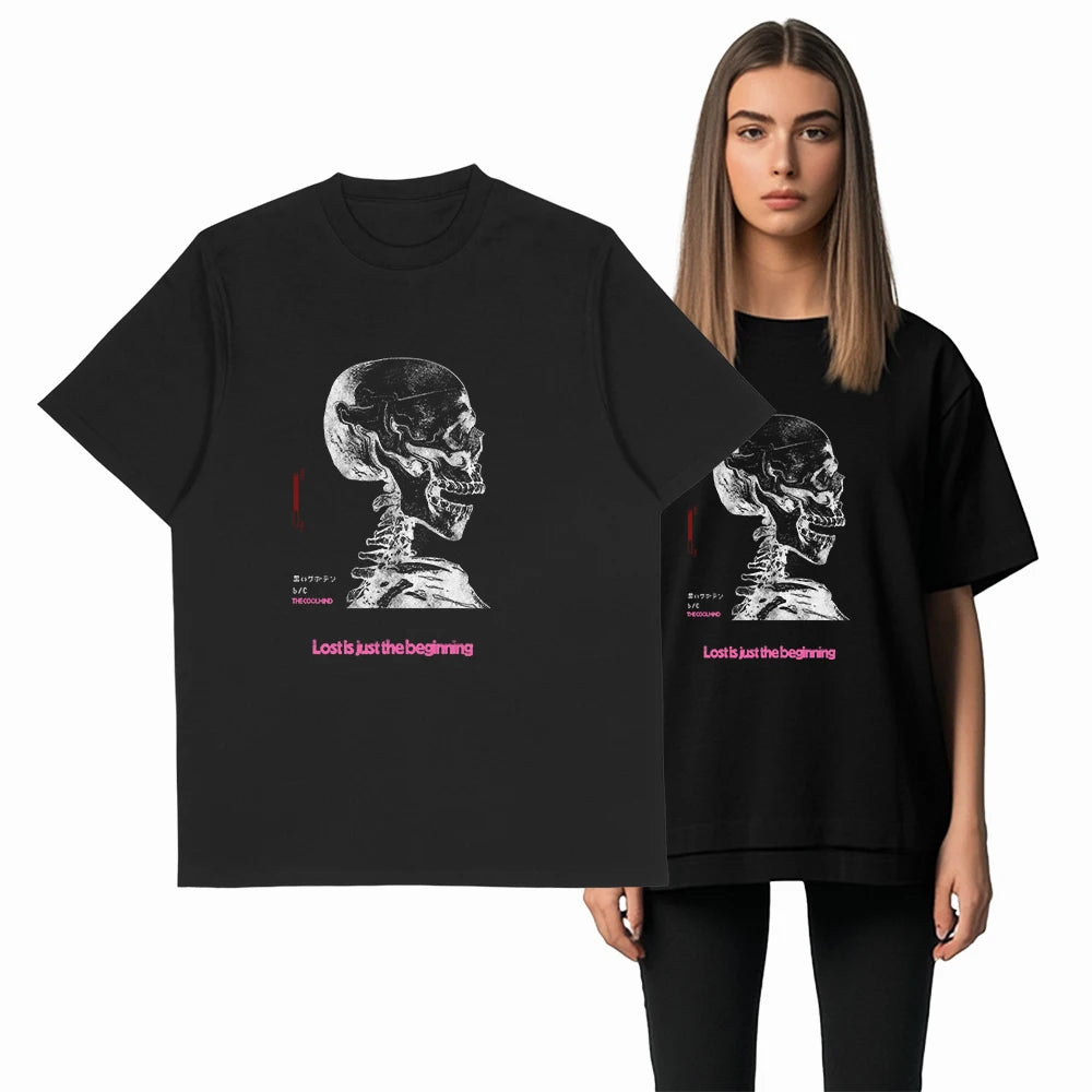 COOLMIND X0103 Skull Beginnings Graphic Tee