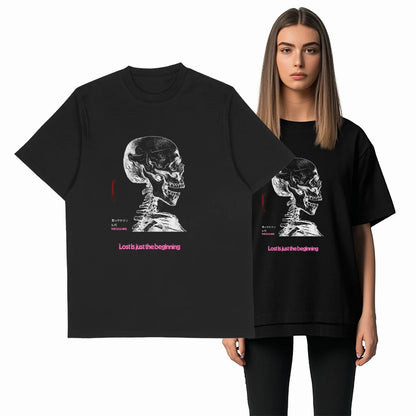 COOLMIND X0103 Skull Beginnings Graphic Tee