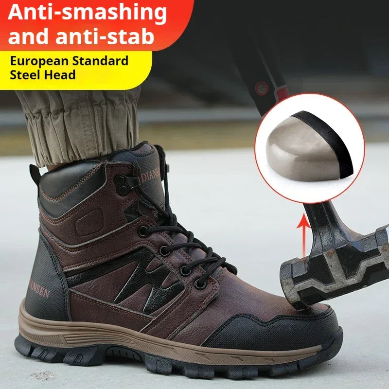 Kankeirr Waterproof Man's Safety Boots - ShopHub
