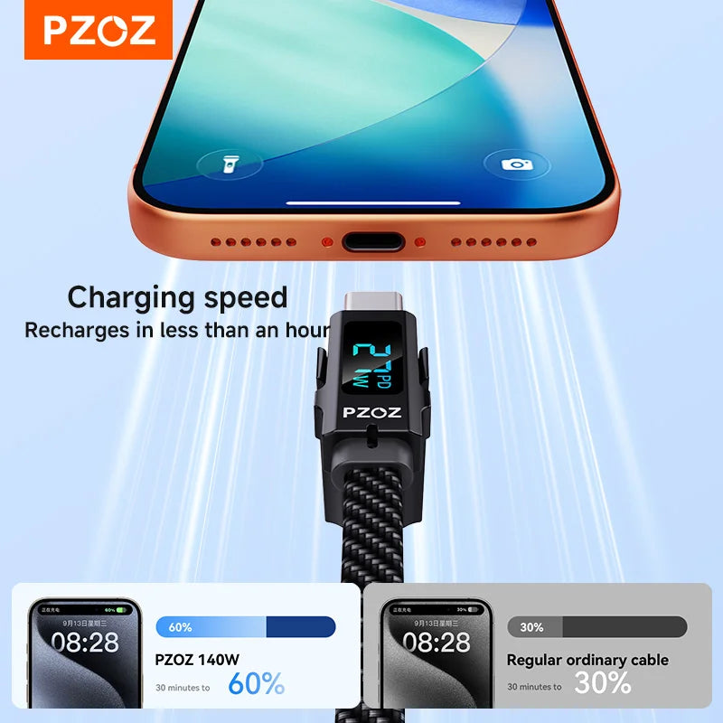 PZOZ PowerLink Multi-Connector Charging Cable 1.5m