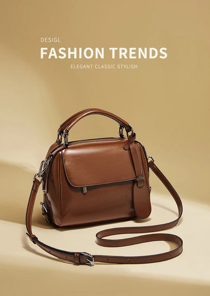 FOXER Split Leather Women's Handbag