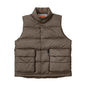 MADEN Duck-Down Puffer Vest | Army Green or Mocha