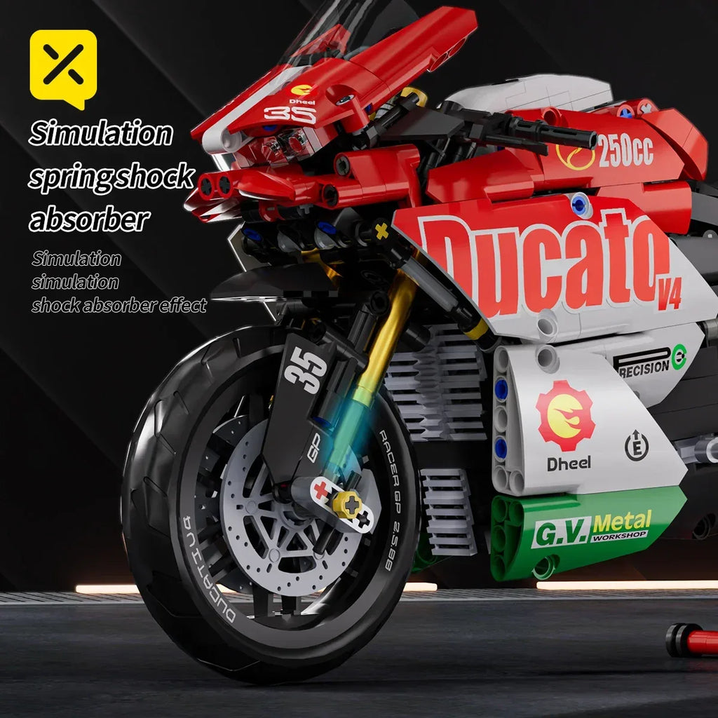 TOYLINX DIY Model Motorcycle Building Blocks Set! - ShopHub