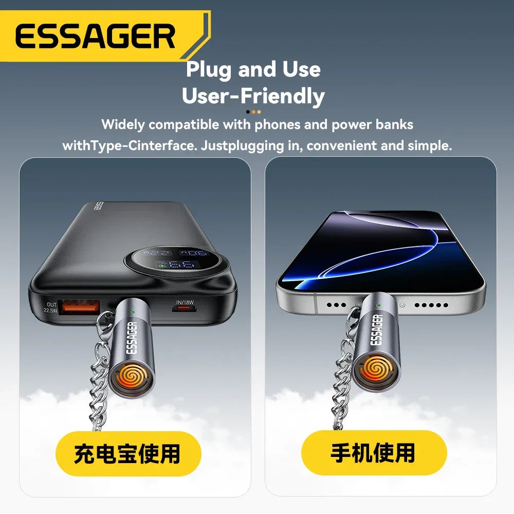 Essager Type-C Mini Cigarette Lighter - ShopHub