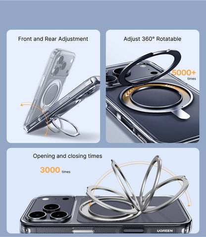 UGREEN 360° Magnetic Stand Case for iPhone 18, 17, & Pro Max Models
