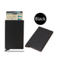 Rfid Card Holder Smart Wallet Cardholder Metal Thin Slim Men Women Wallets Pop Up Minimalist Small Black Mini Case Vallet Walets