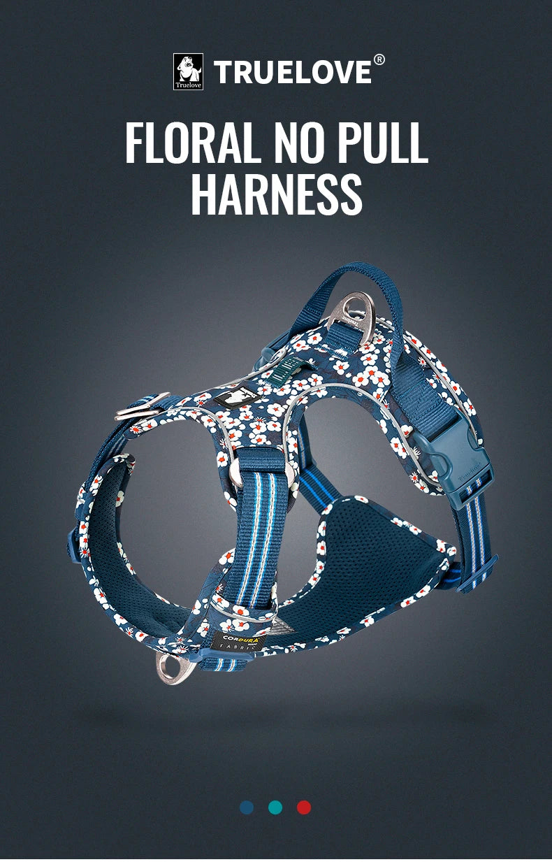 Truelove Pet Harnesses Durable Update Codura Fabric Nylon Aluminum Accessories Dog Harnesses Manufacturers TLH5656