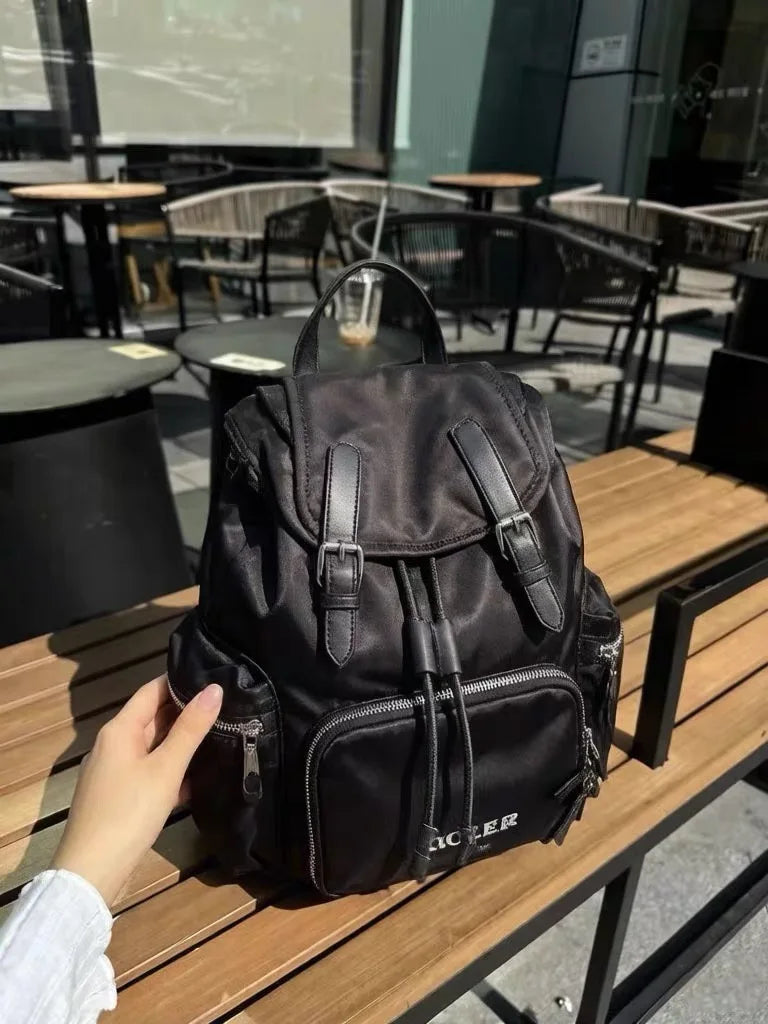 ZOOLER Oxford & Leather Backpack