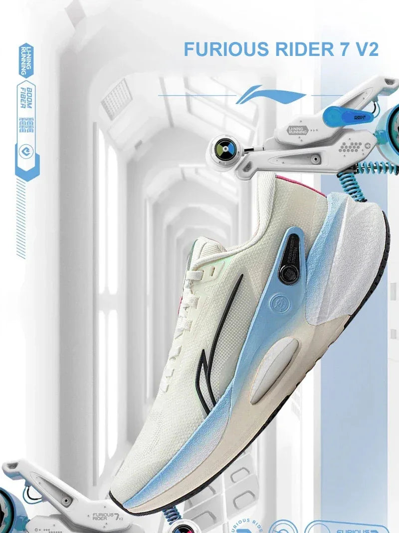Li-Ning Men's FURIOUS RIDER 7 V2 Running Shoes - ShopHub
