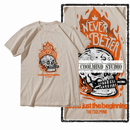 COOLMIND X0058 Sharp Mind Focus Graphic Tee
