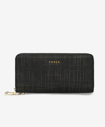 FOXER Split Leather Women's Long Wallet