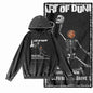 Courtside Basketball Graphic Acid-Washed Black Hoodie
