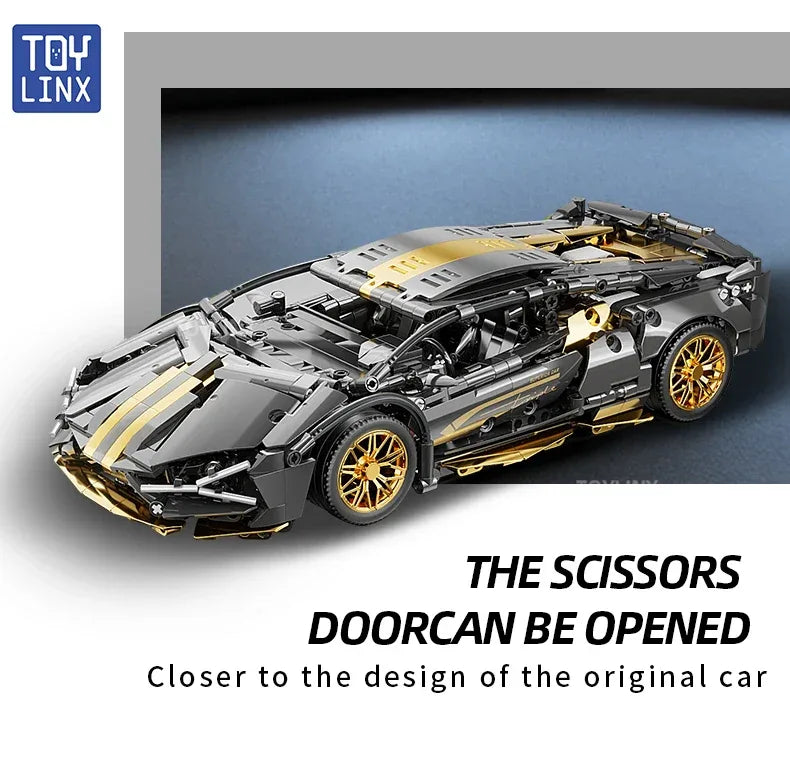 TOYLINX 1:14 Supercar Building Block Toy - ShopHub