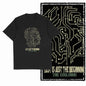 COOLMIND Unisex Circuit Mindset Graphic Cotton T-Shirt | Streetwear