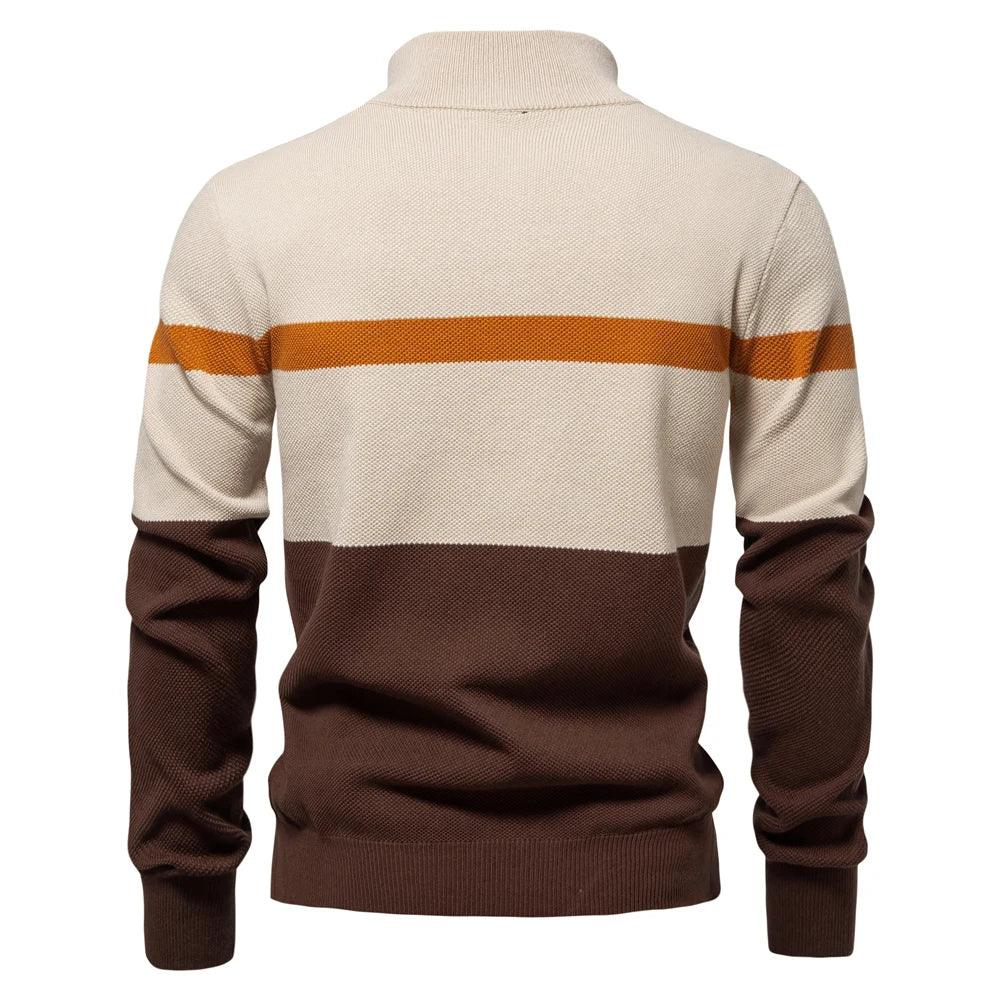 AIOPESON Striped Polo Sweaters - ShopHub