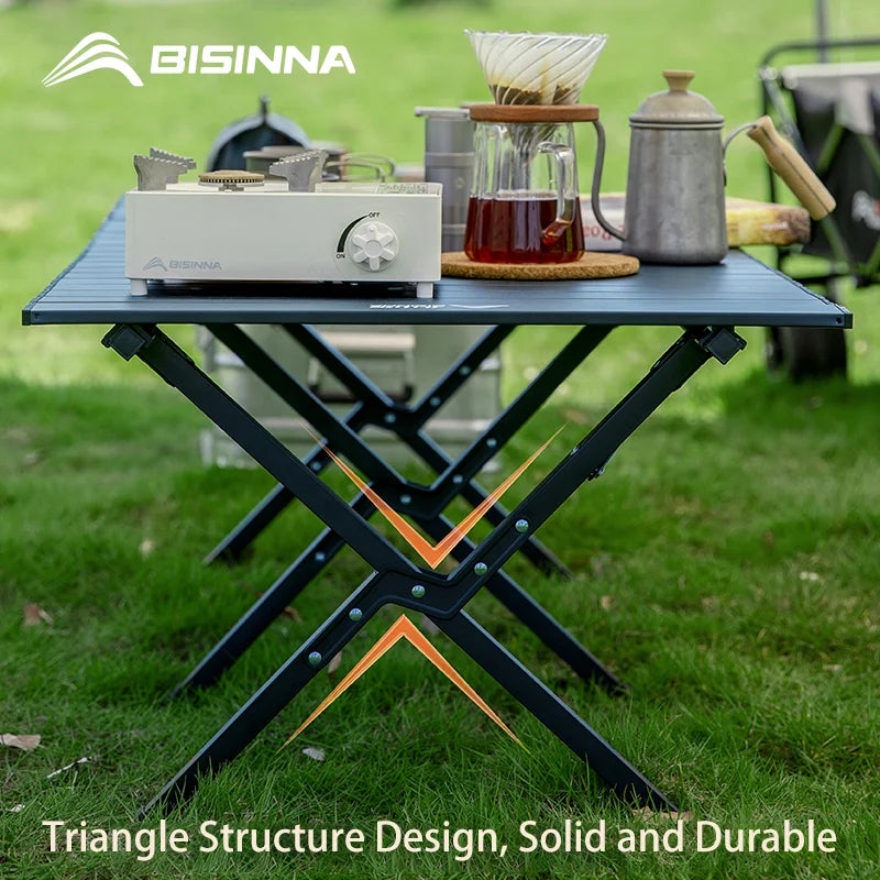 BISINNA Outdoor Egg Roll Table