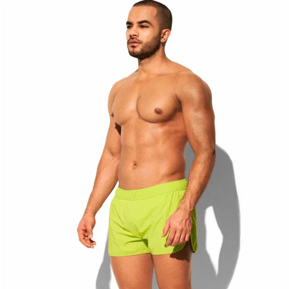 DESMIIT S76 High-Leg Swim Shorts with Brief Liner