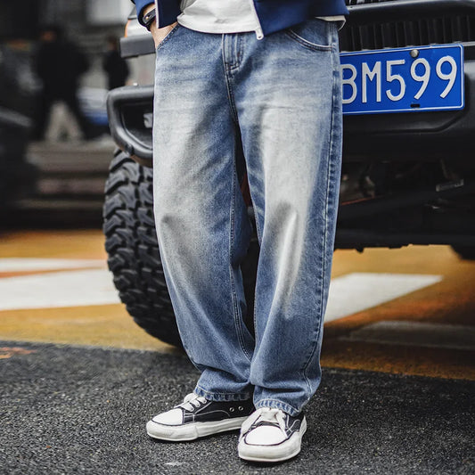 Maden Men's 12.6oz Retro Cat Whiskers Jeans