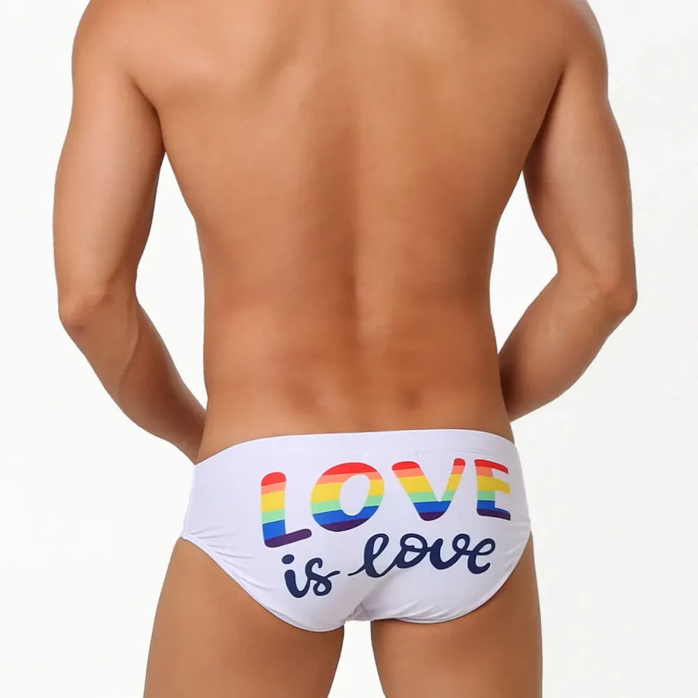 UXH LGBT Men's Swim Briefs - ShopHub