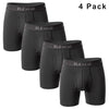 4 Pack Men's Breathable Boxershorts with Opening