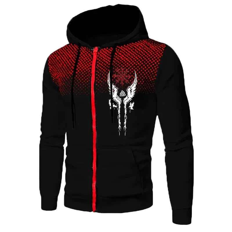 Men's Casual Sportswear Set: Autumn Winter Zipper Jacket and Sweatpants Outfit