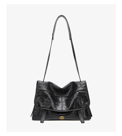 FOXER Wrinkled Genuine Leather Women's Crossbody Bag