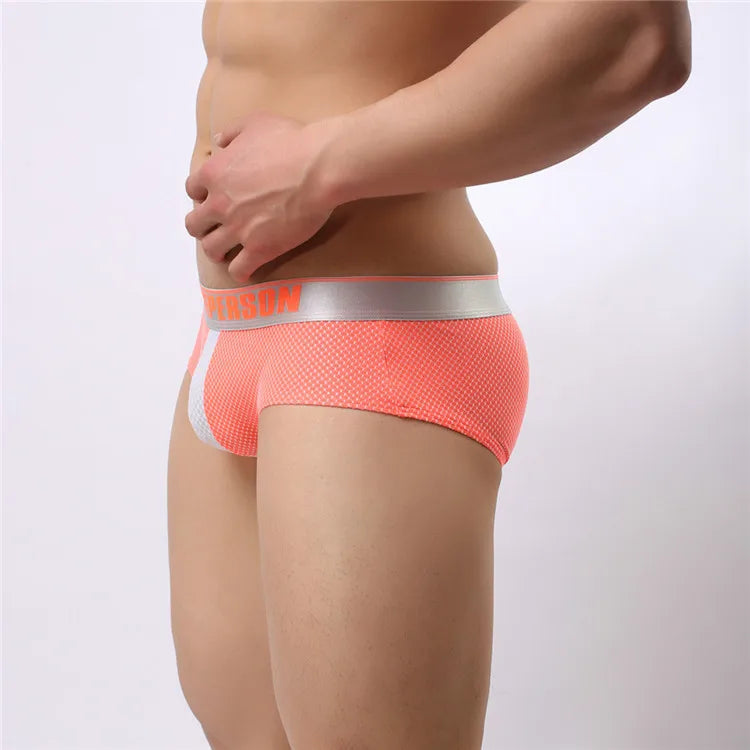 BRAVE PERSON Mens Low-Rise Boxer Briefs Sexy Fashion Underwear