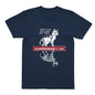 COOLMIND Schrödinger's Cat Graphic Cotton T-Shirt