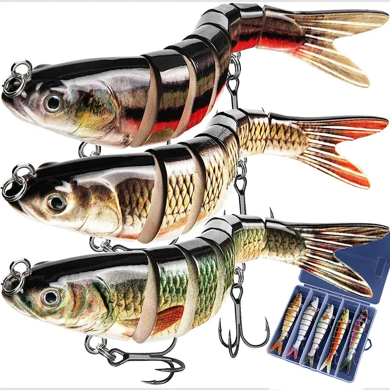 Multi-Jointed Bionic Fishing Lure 10cm/12.4g – 1/3/5pcs Habicare