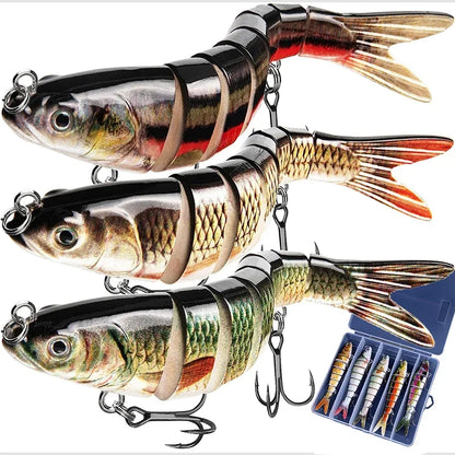 Multi-Jointed Bionic Fishing Lure 10cm/12.4g – 1/3/5pcs Habicare