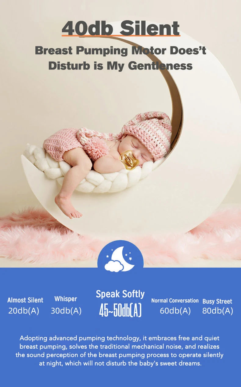 MAMIJOY Portable Double-sided Wearable Smart Breast Pump