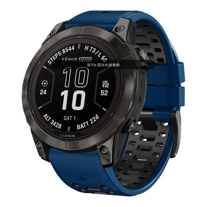 Silicone Watch Band for the Garmin Fenix 7 & 7 Pro (available in 12 colours) Habicare