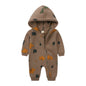 Kids Tales Little Bear Cotton-Blend Zip Baby Romper