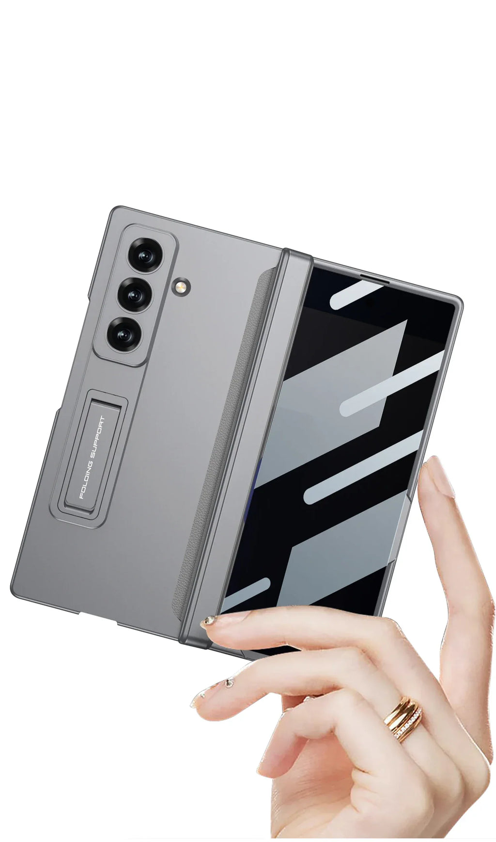 GKK Magnetic Hinge Anti-Peek Glass Case for Samsung Galaxy Z Fold 7 & 6 - ShopHub