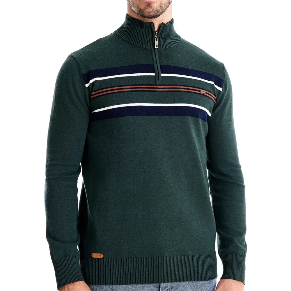 AIOPESON Men's Ribbed Turtleneck Sweaters - ShopHub