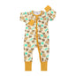 Kids Tales Little Bloom Cotton-Blend Double-Zip Romper