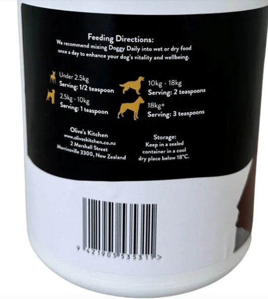 Doggy Daily Immunity Boost Supplement - 900g Animal Addiction Limited