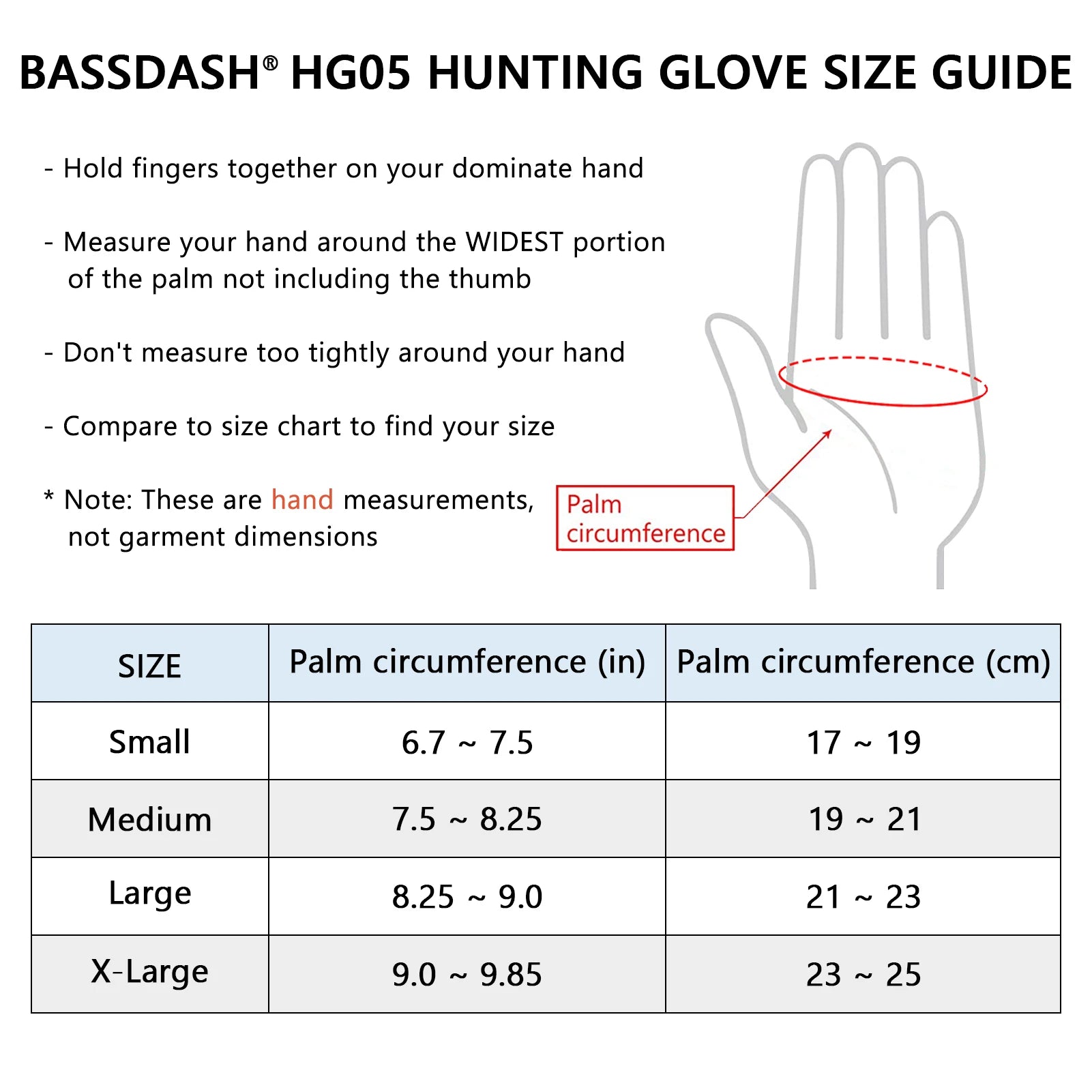 Men's Lightweight UPF 50+ Camo Hunting Gloves ShopHub