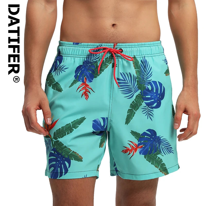Men's breathable mesh liner boardshorts by ShopHub NZ, quick-drying summer men's gym and swim shorts with pockets.