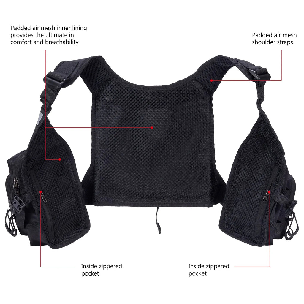 BASSDASH Ultra Lightweight Fly Fishing Vest ShopHub