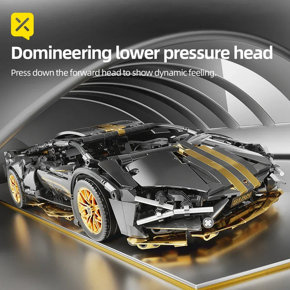 TOYLINX 1:14 Supercar Building Blocks Toy - ShopHub