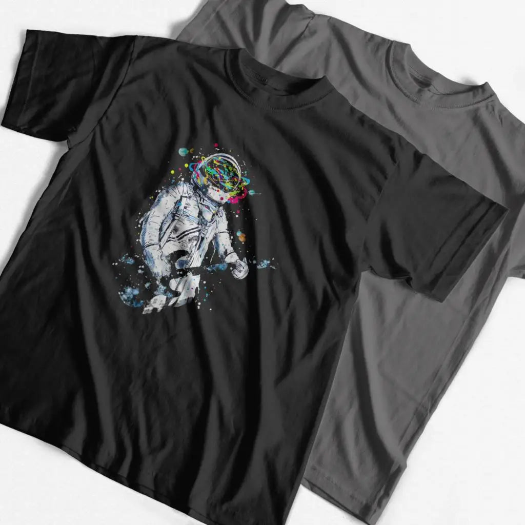 COOLMIND CP0289 Space Print Cotton Tee