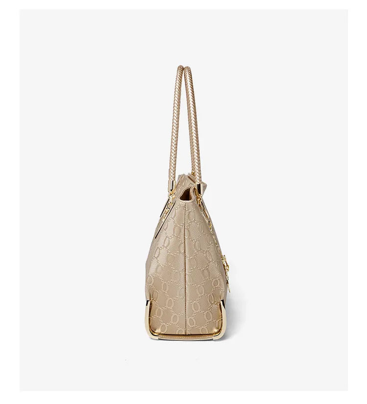 FOXER Elegant Split Leather Handbag