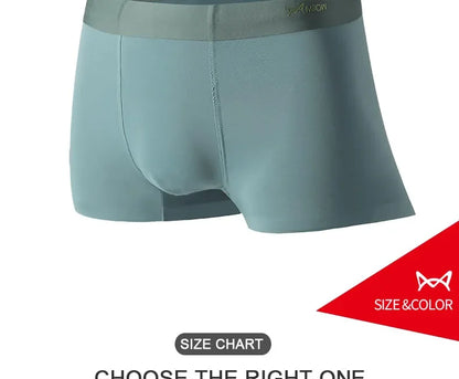 MiiOW Modal Men Underwear Boxers - 3Pcs Graphene Antibacterial Boxer Briefs