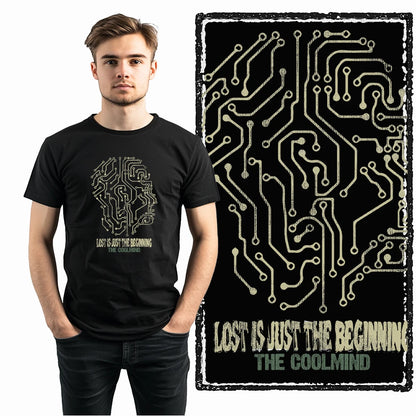 COOLMIND Unisex Circuit Mindset Graphic Cotton T-Shirt | Streetwear
