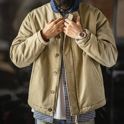 MADEN N-1 Padded Deck Jacket | Khaki
