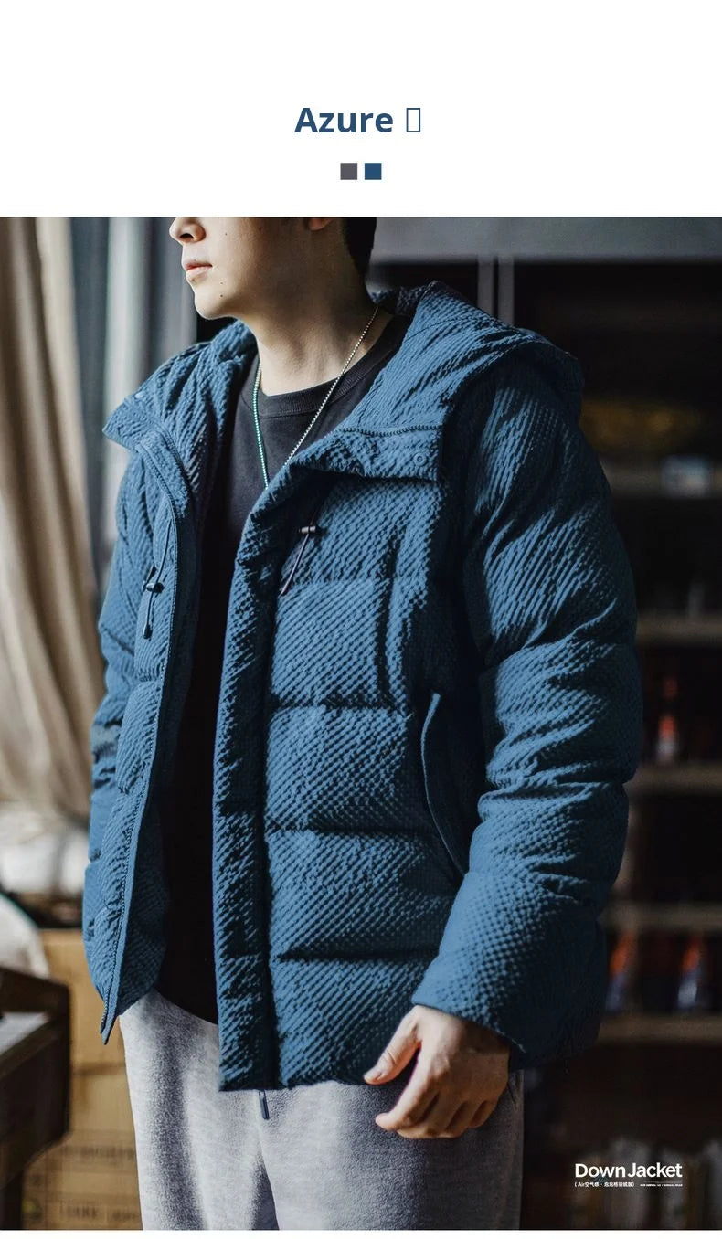Maden Casual Men's 90% White Duck Down Jacket