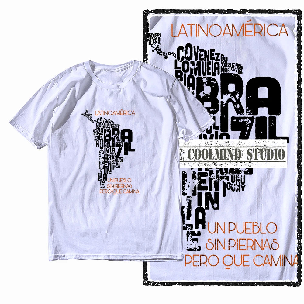 COOLMIND X0044 Latin Spirit Graphic Cotton Tee