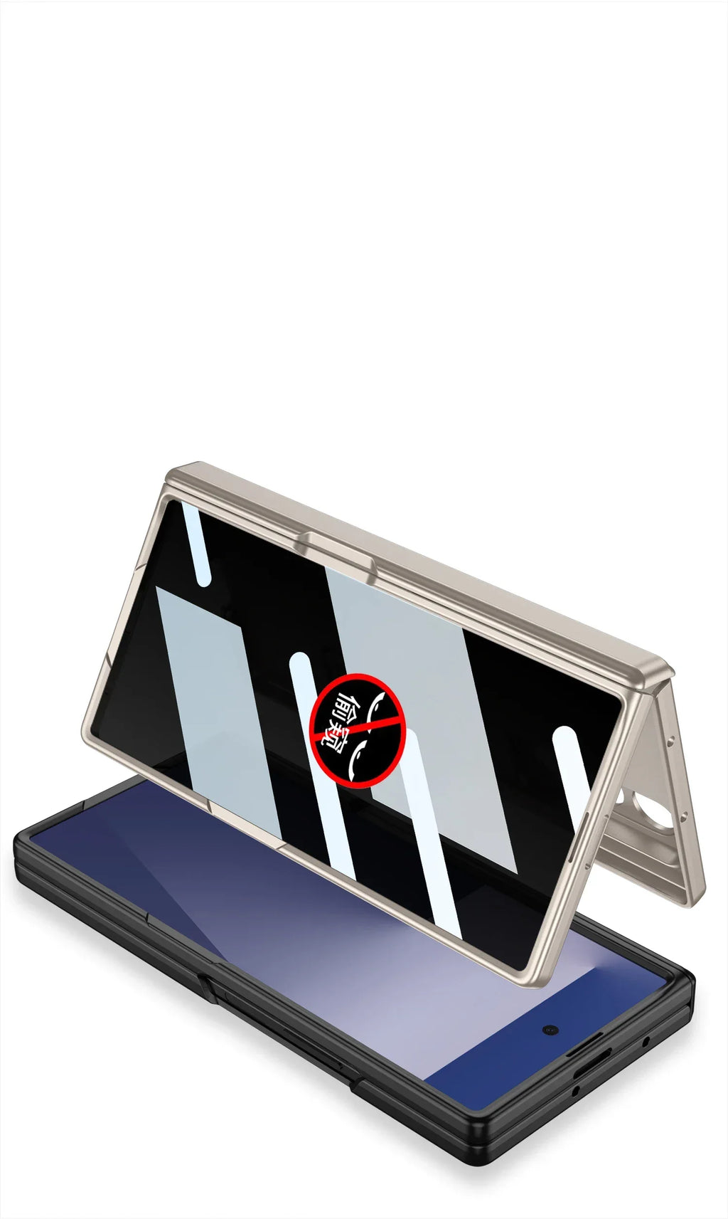 GKK Magnetic Hinge Anti-Peek Glass Case for Samsung Galaxy Z Fold 7 & 6 - ShopHub